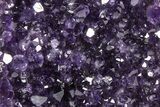 Sparkling Amethyst Geode with Metal Stand - Uruguay #372891-1